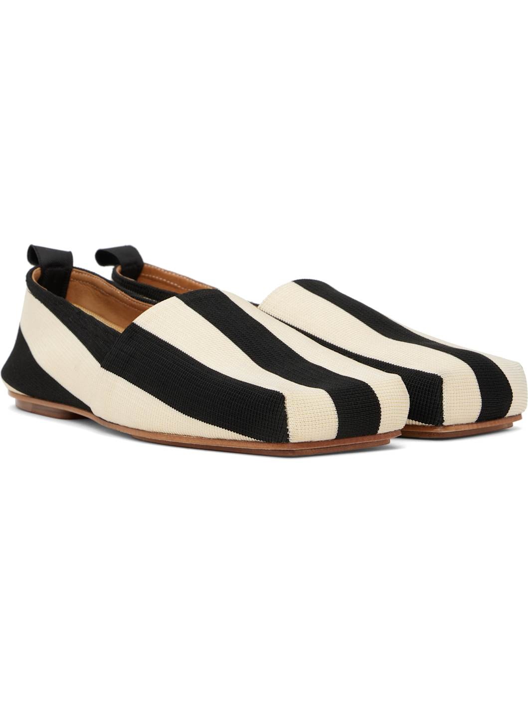 Beige & Black La Croisière 'The Carré' Espadrilles - 4