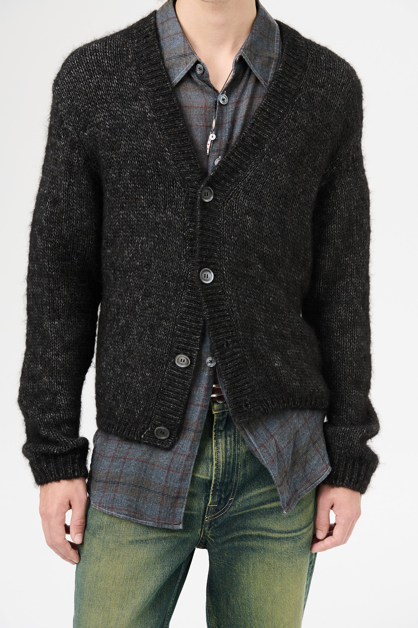 Academy Cardigan Pepe Nero Airy Alpaca - 4