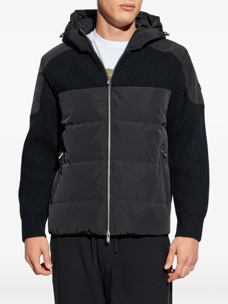 MOOSE KNUCKLES Moose Knuckles Ribbed-panel Quilted Padded Jacket outlook