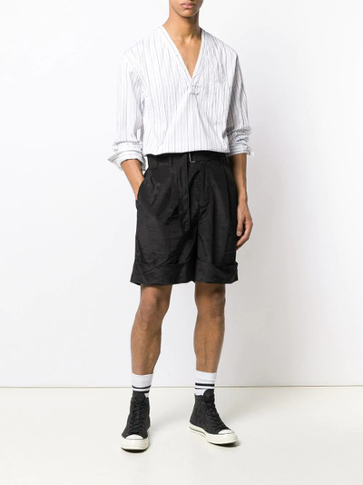 3.1 Phillip Lim V-neck vertical-stripe shirt outlook