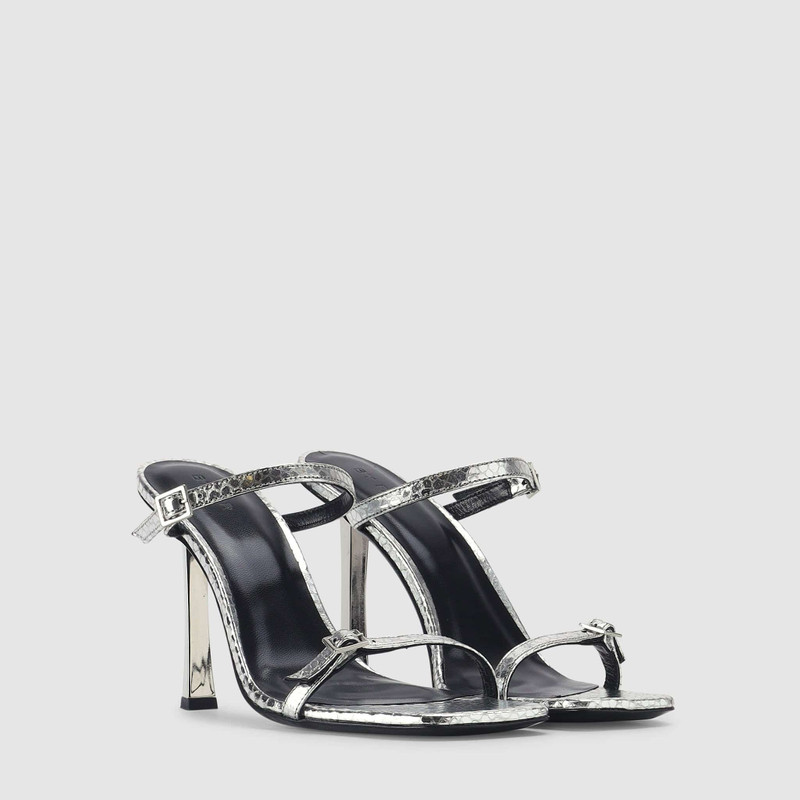 BY FAR By Far Women's Flick Silver Heels outlook
