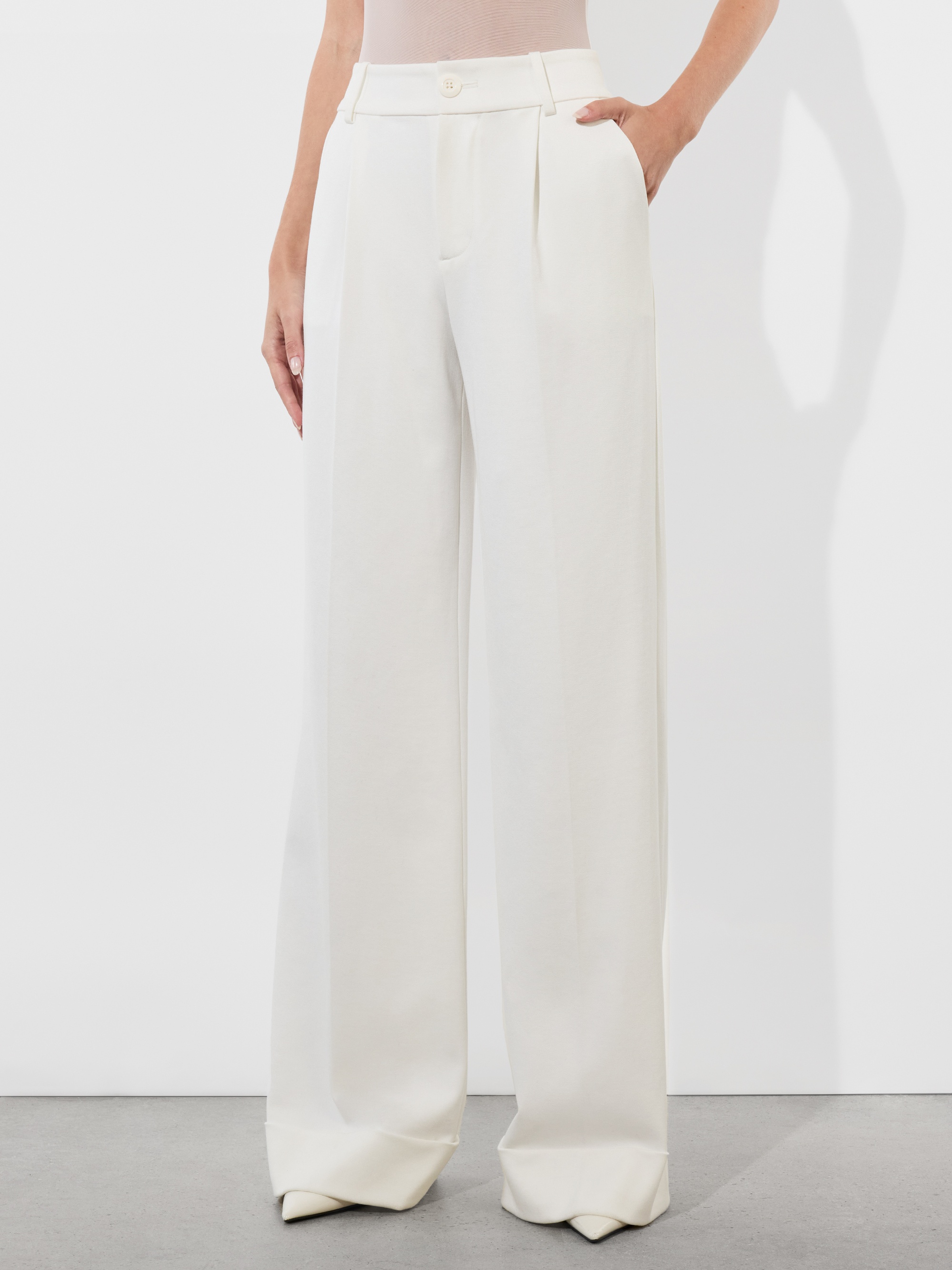 TOMASA HIGH RISE FULL LENGTH CUFF PANT - 2