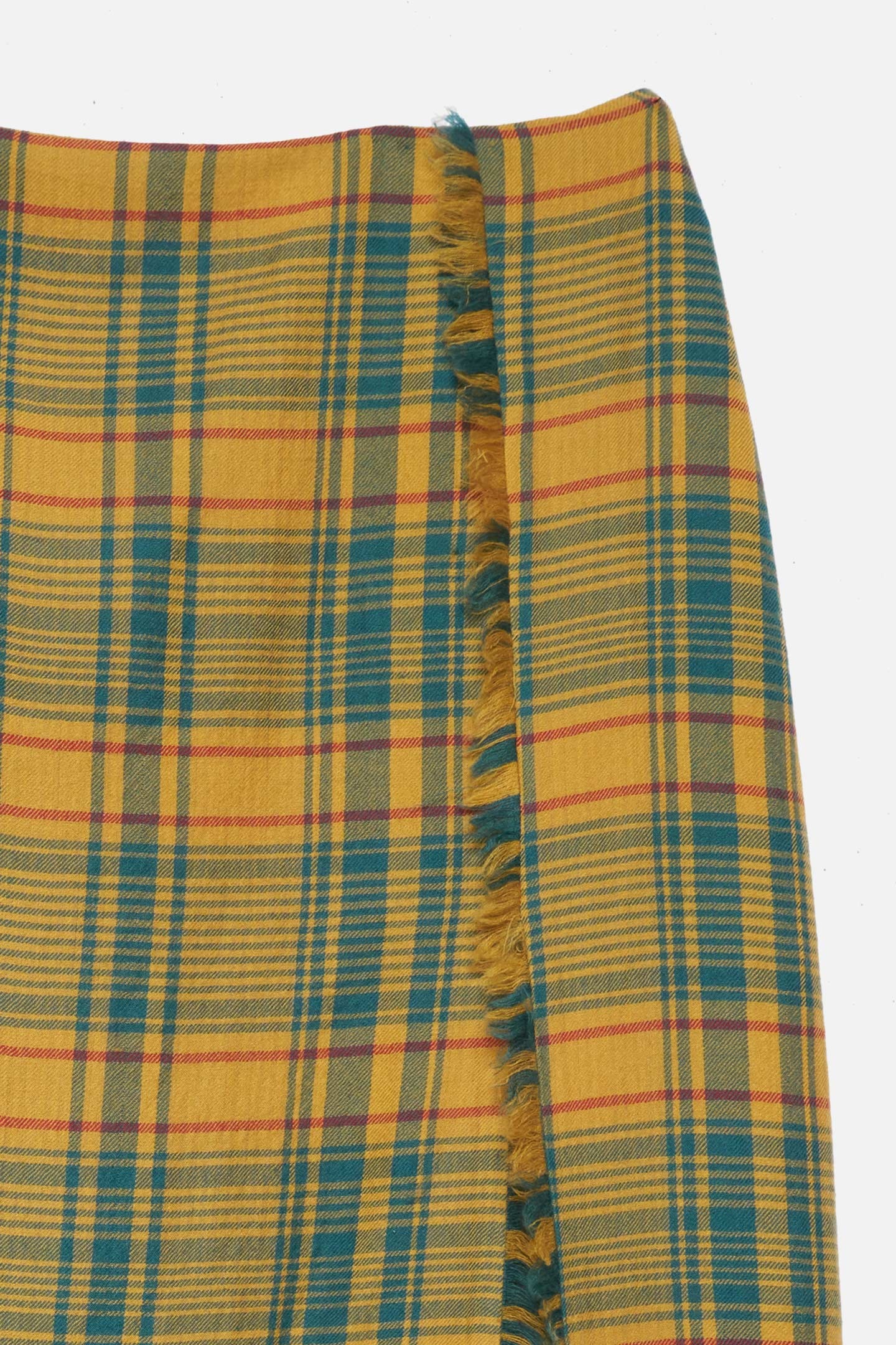 WOMEN'S PLAID PENCIL SKIRT - 4