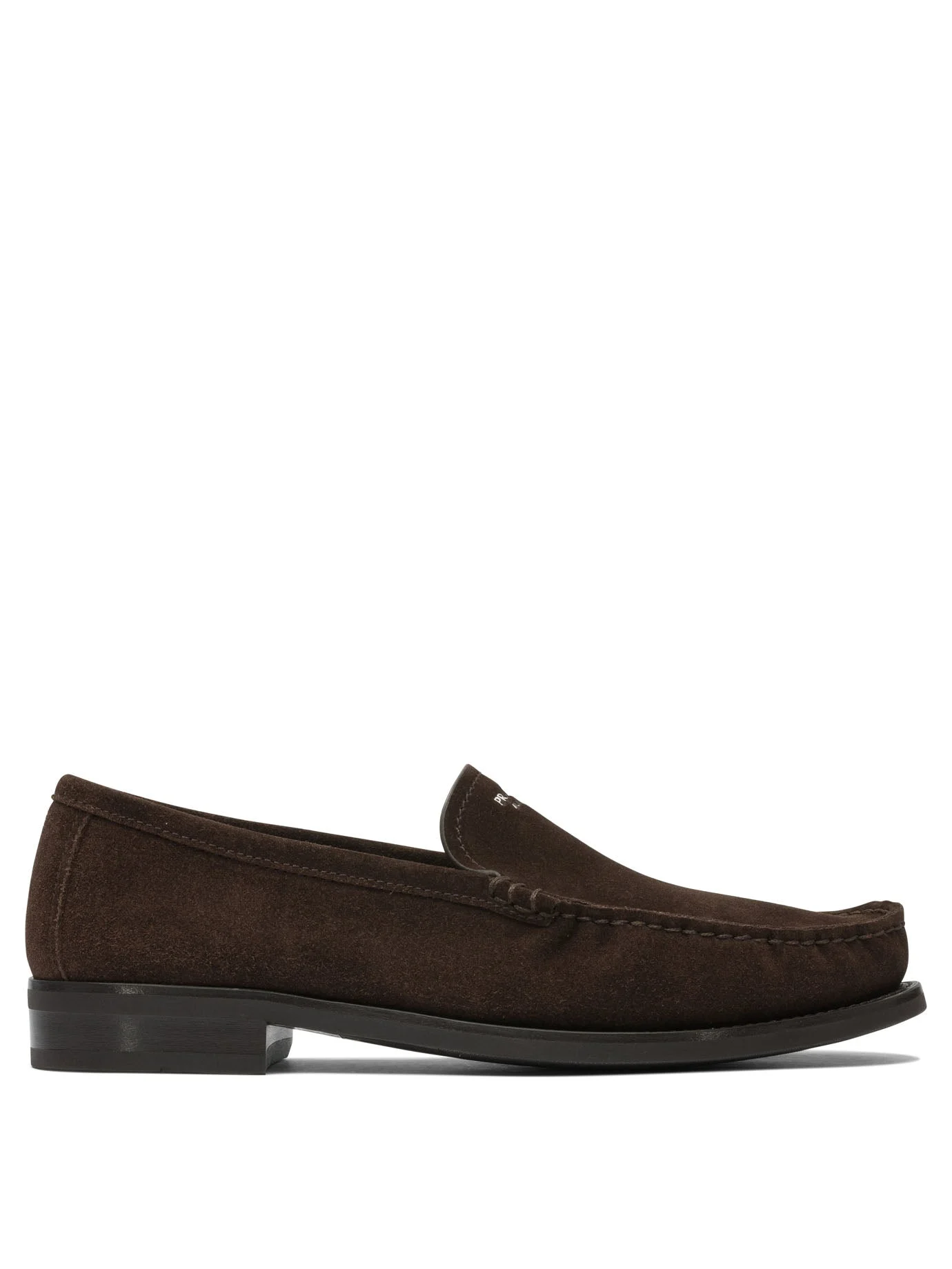 Prada Suede Leather Loafers - 1