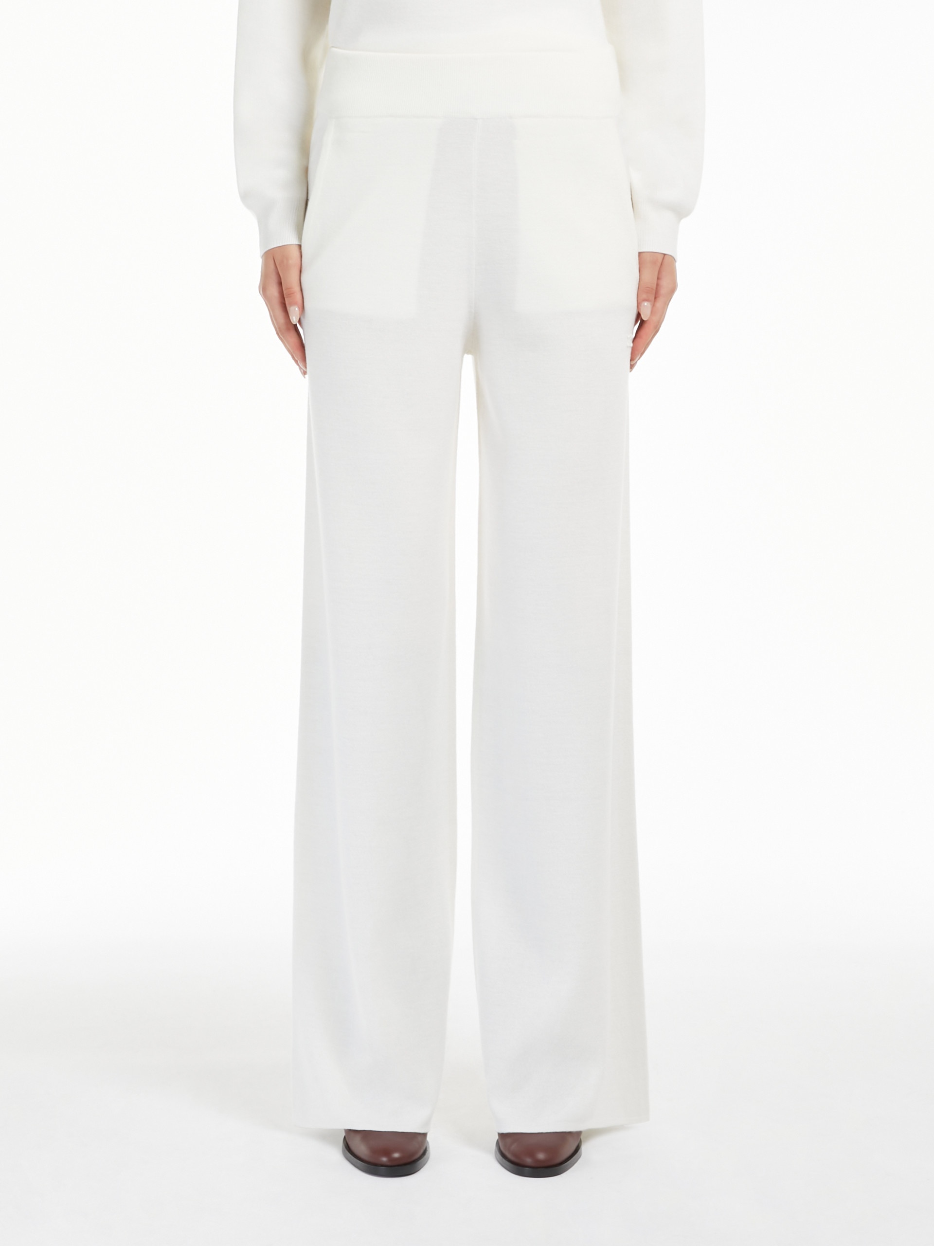 ZIGOTE Wide-leg wool yarn trousers - 3