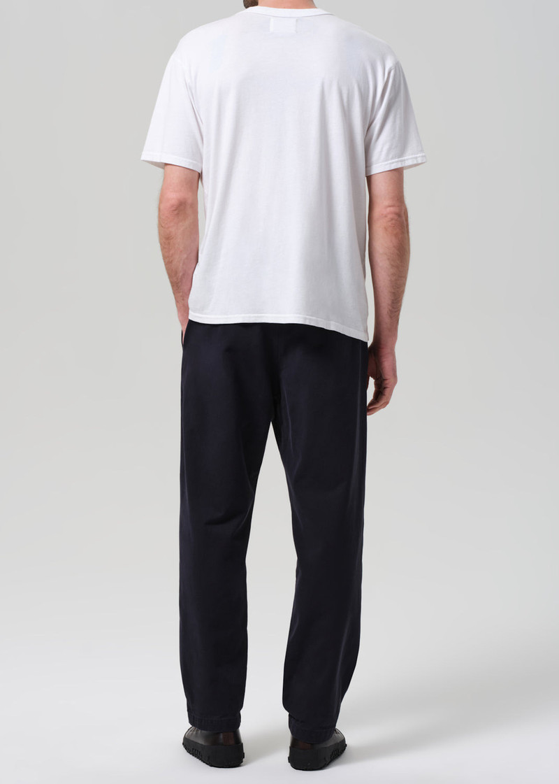 Flat Front Chino In Navy 3