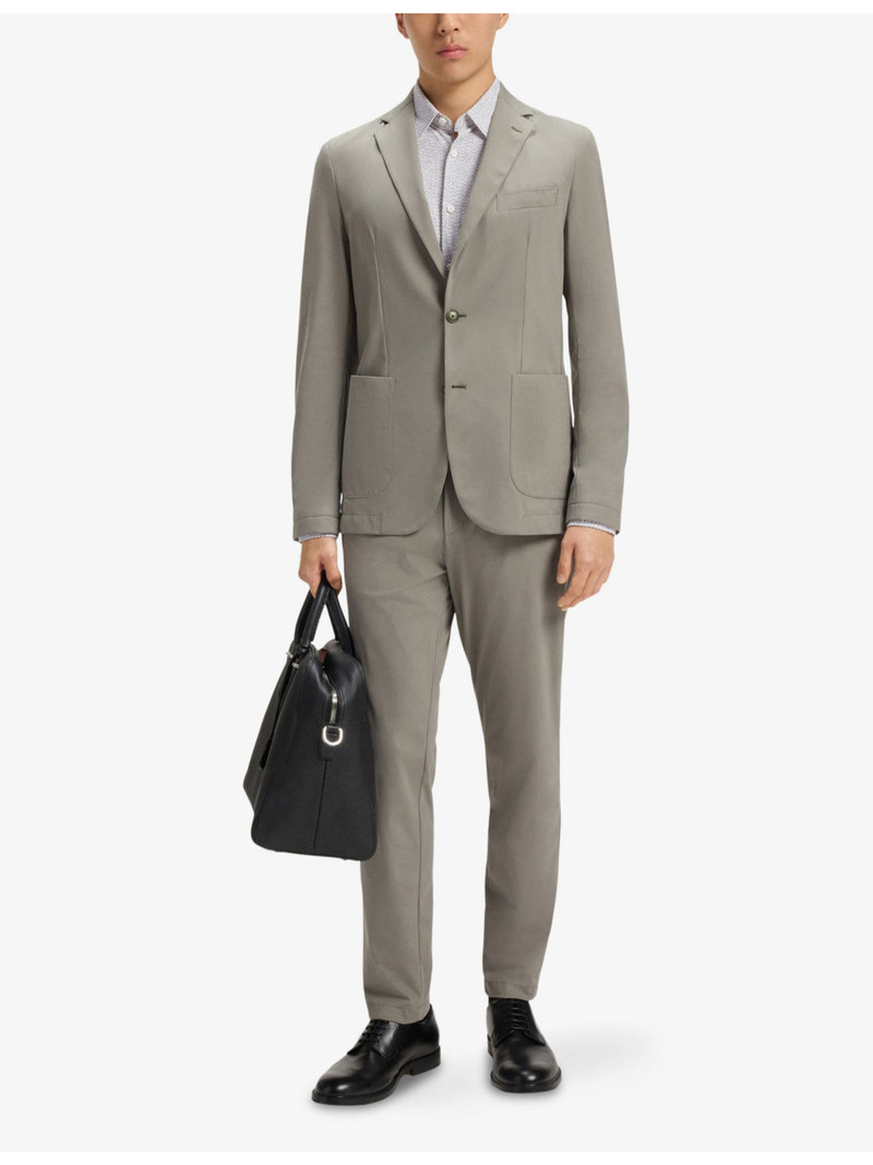 BOSS Graphic-Print Regular-Fit Stretch-Woven Shirt outlook