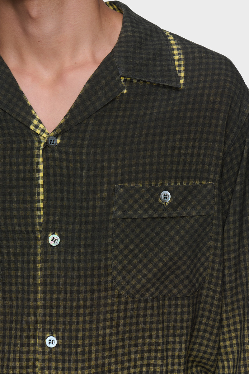Gradient check shirt 5