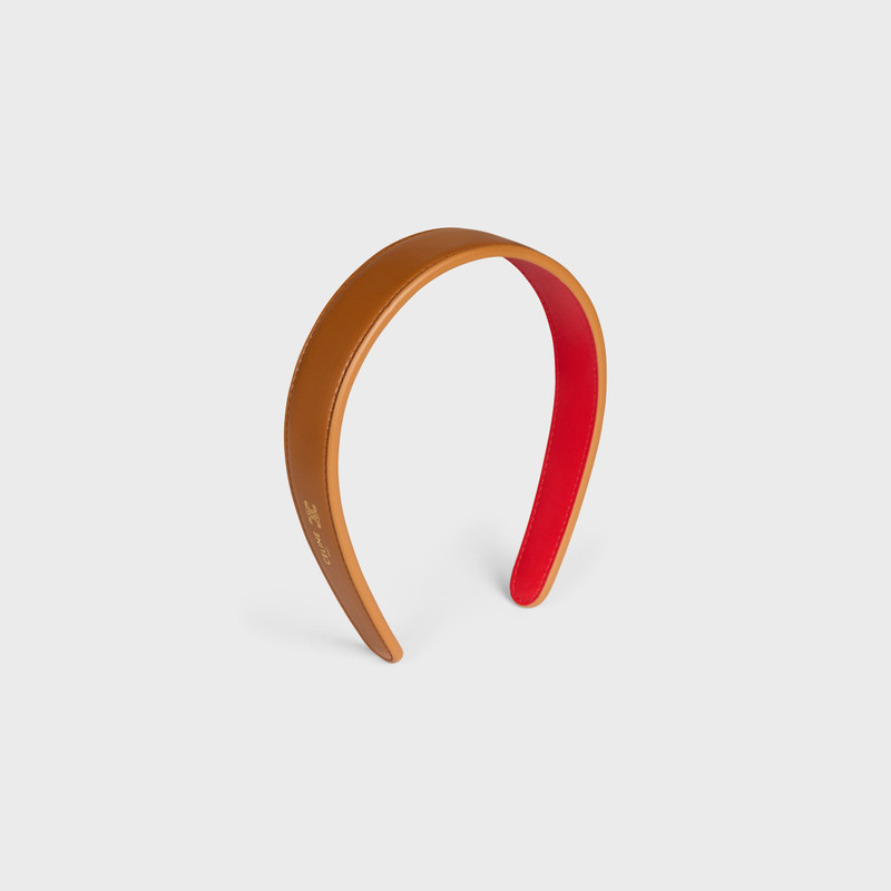 CELINE CELINE BICOLOR HEADBAND IN LAMBSKIN outlook