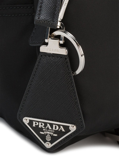 Prada triangle logo keyring outlook