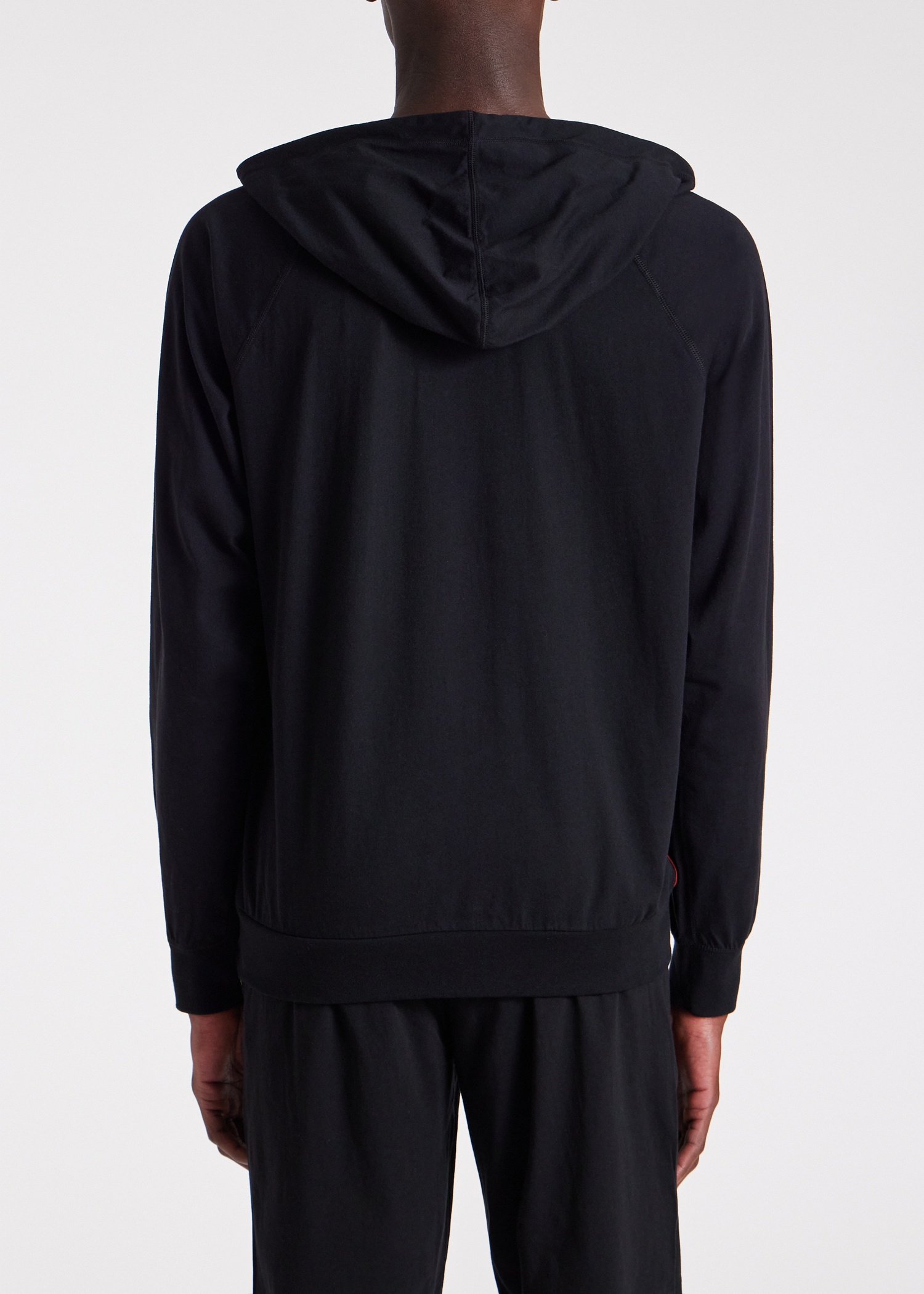 Cotton Jersey Zip Lounge Hoodie - 6