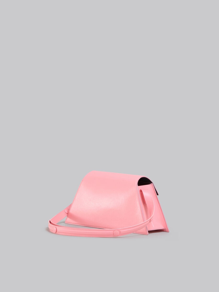 MEDIUM TRUNKOISE BAG IN SMOOTH LIGHT PINK LEATHER - 3