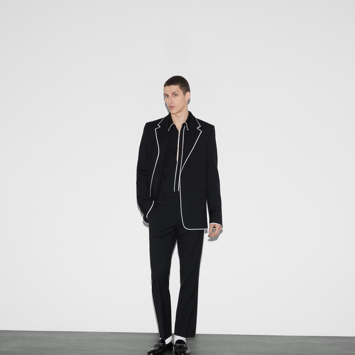 Wool gabardine shirt - 6