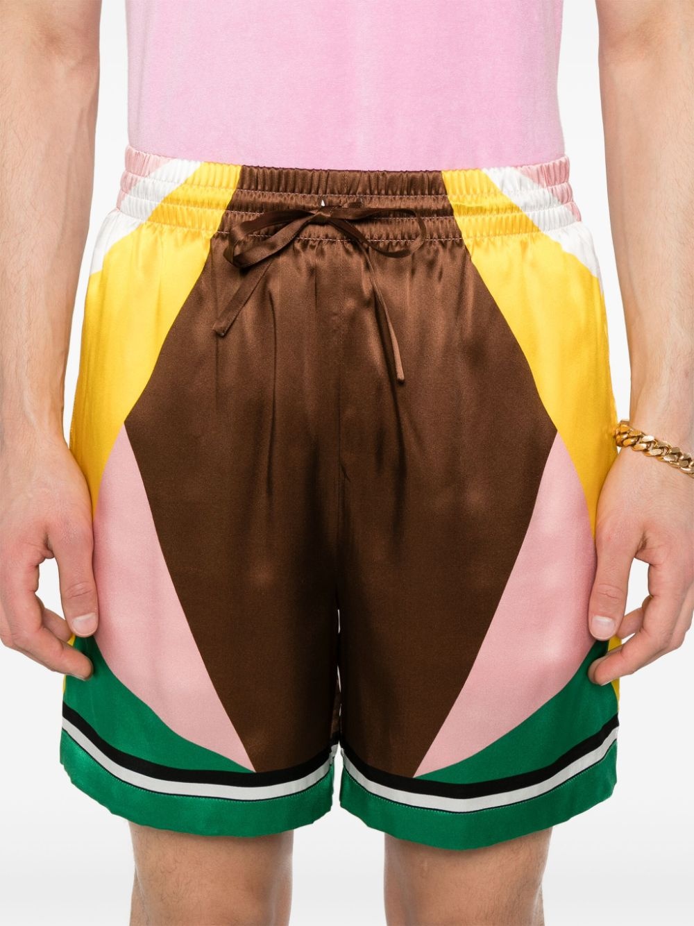 Casa Sport silk shorts - 6