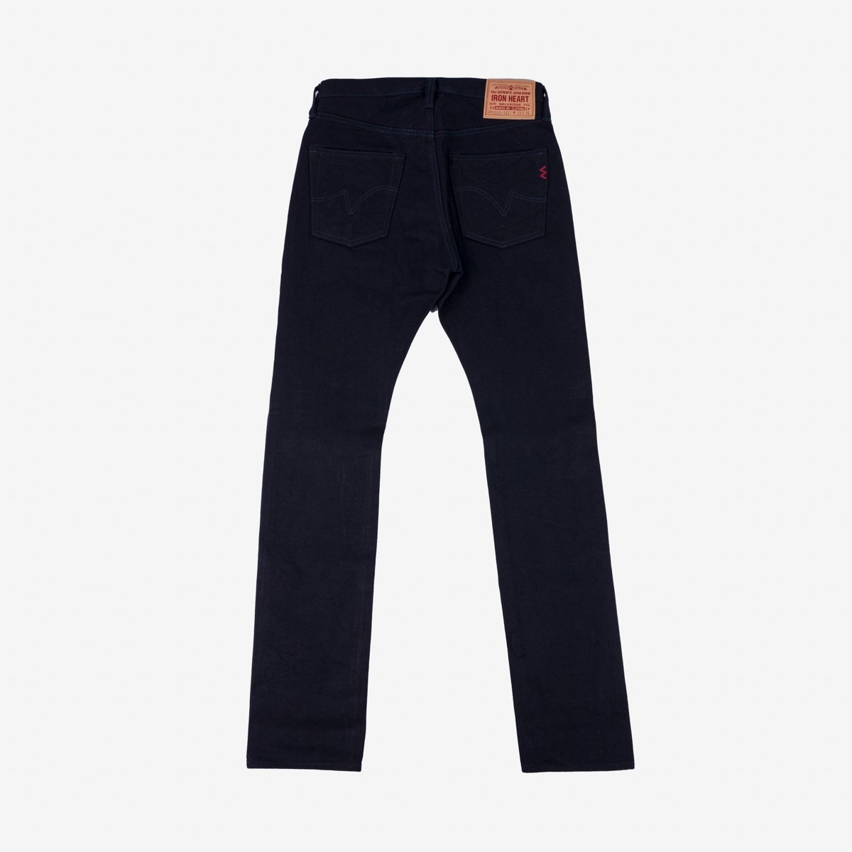 IH-555S-14ii 14oz Selvedge Denim Super Slim Cut Jeans - Indigo/Indigo - 4