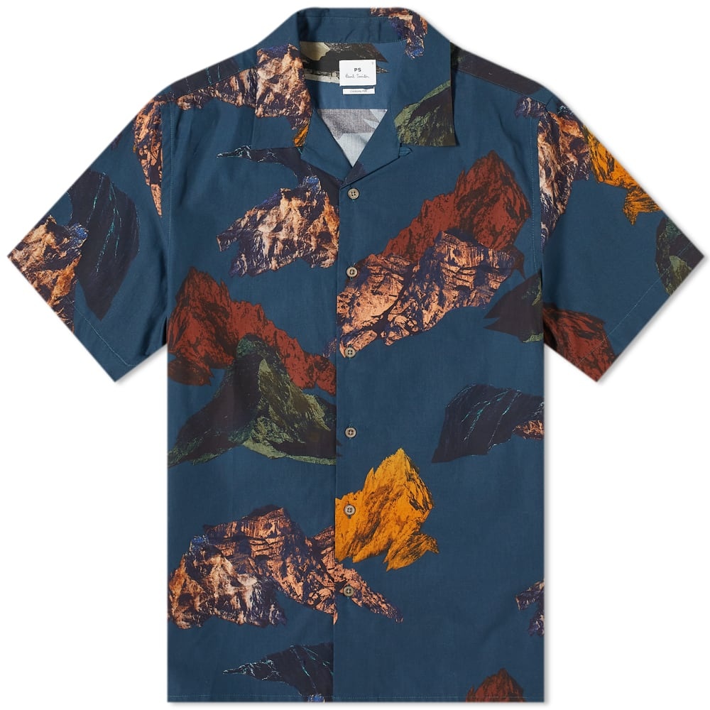 Paul Smith Mountain Print Vacation Shirt - 1