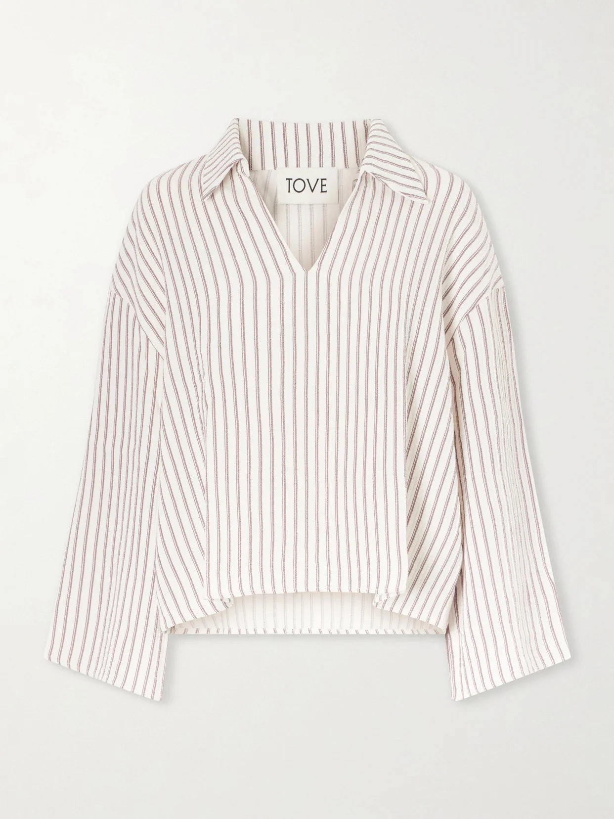 Striped Seersucker Shirt - 1