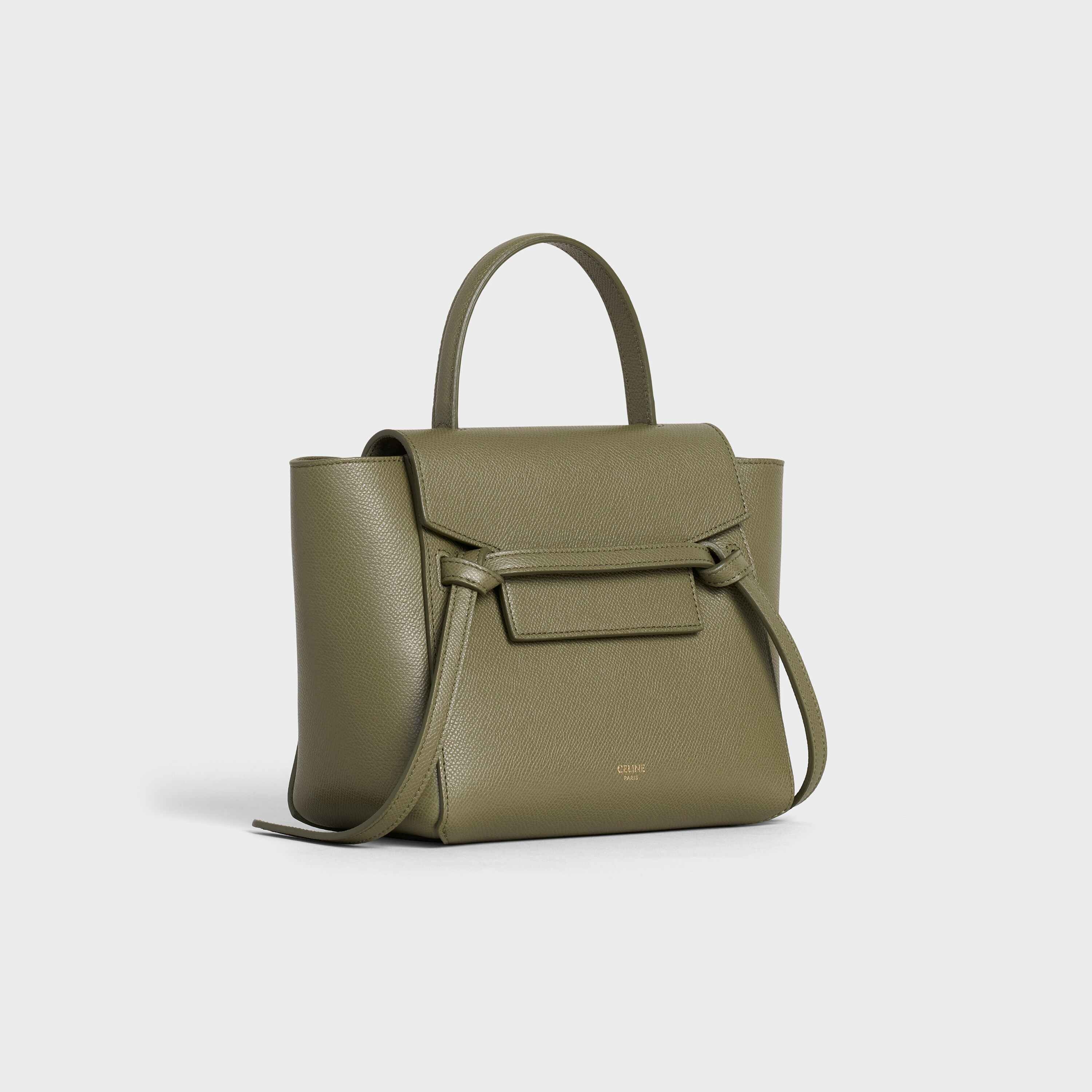 Nano Belt bag in grained calfskin - 2