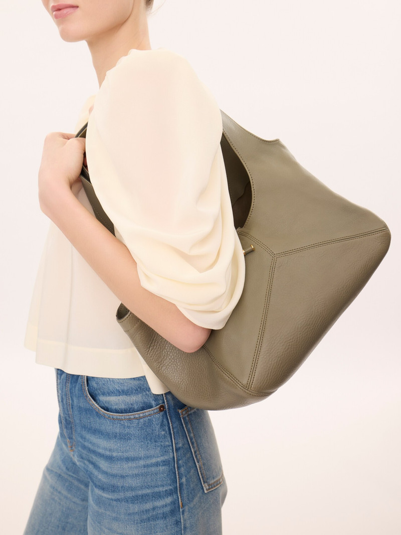 CHLOÉ BALLOON EAST-WEST TOTE BAG IN GRAINED LEATHER 7