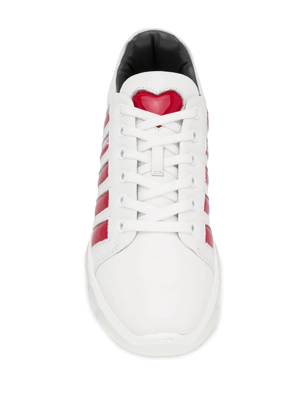 stripe-side low-top trainers  - 4