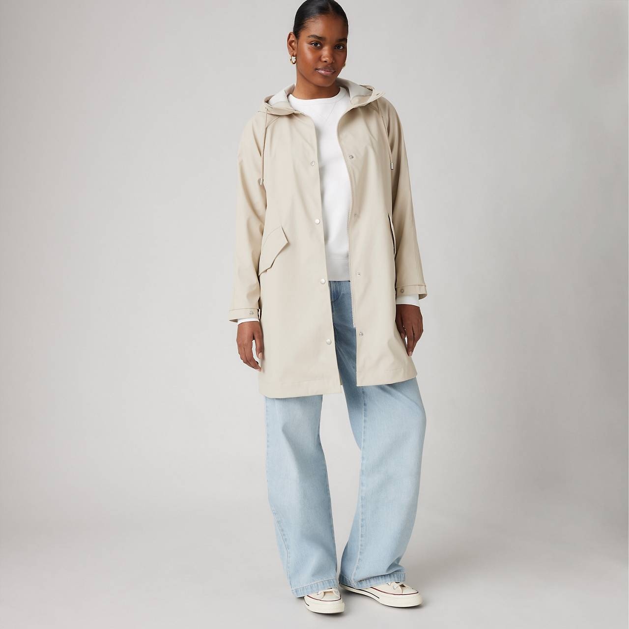 HOODED RAIN JACKET - 3