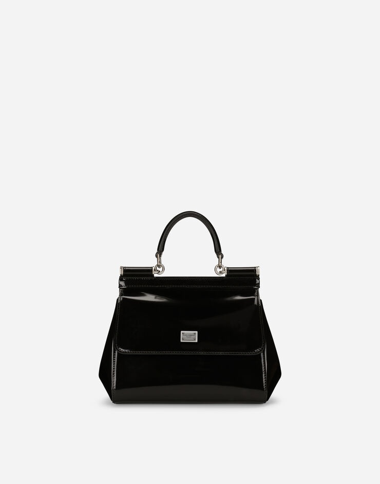 Small Sicily bag in polished calfskin - 1