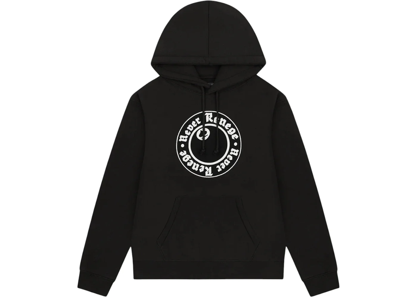 Denim Tears x Stussy Never Renege Hoodie Black - 1