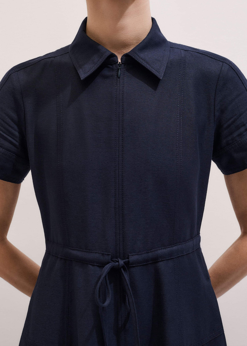 Drawstring Midi Dress 3