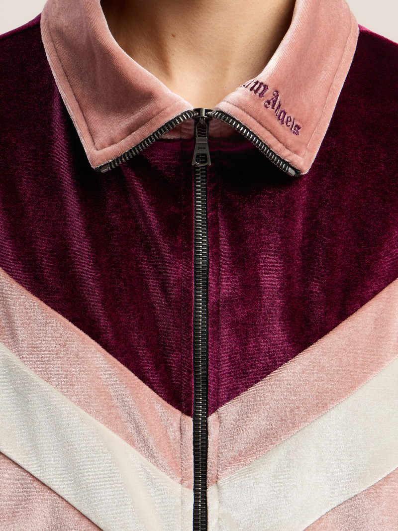 Colorblock Chenille Track Jacket 5