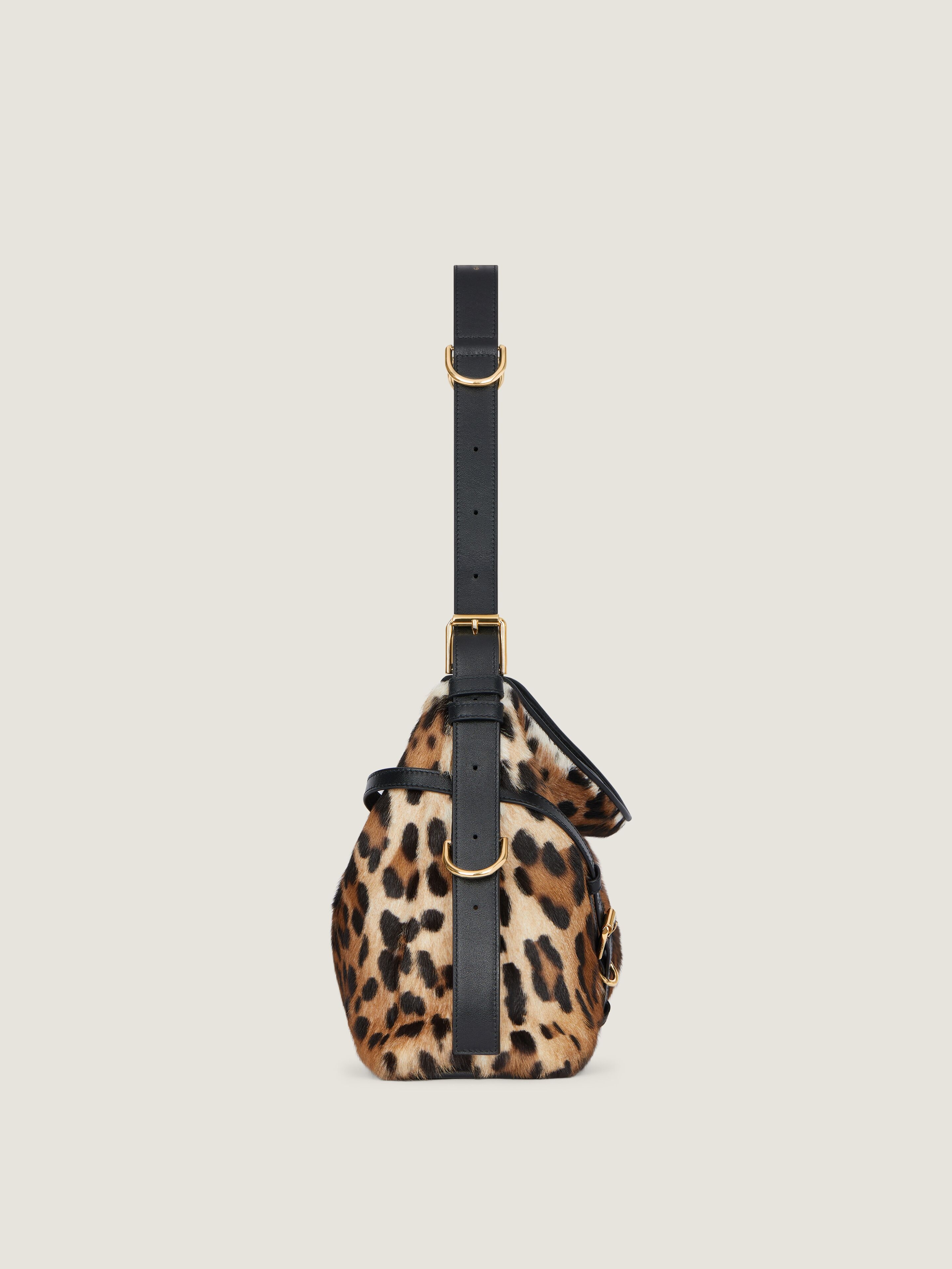 MEDIUM VOYOU BAG IN LEOPARD PRINT LEATHER - 2