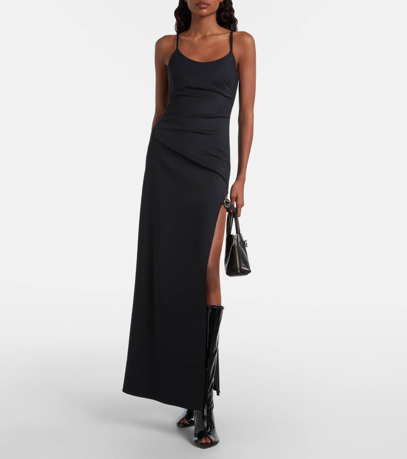 Amina Muaddi Bruna 95 patent leather knee-high boots outlook