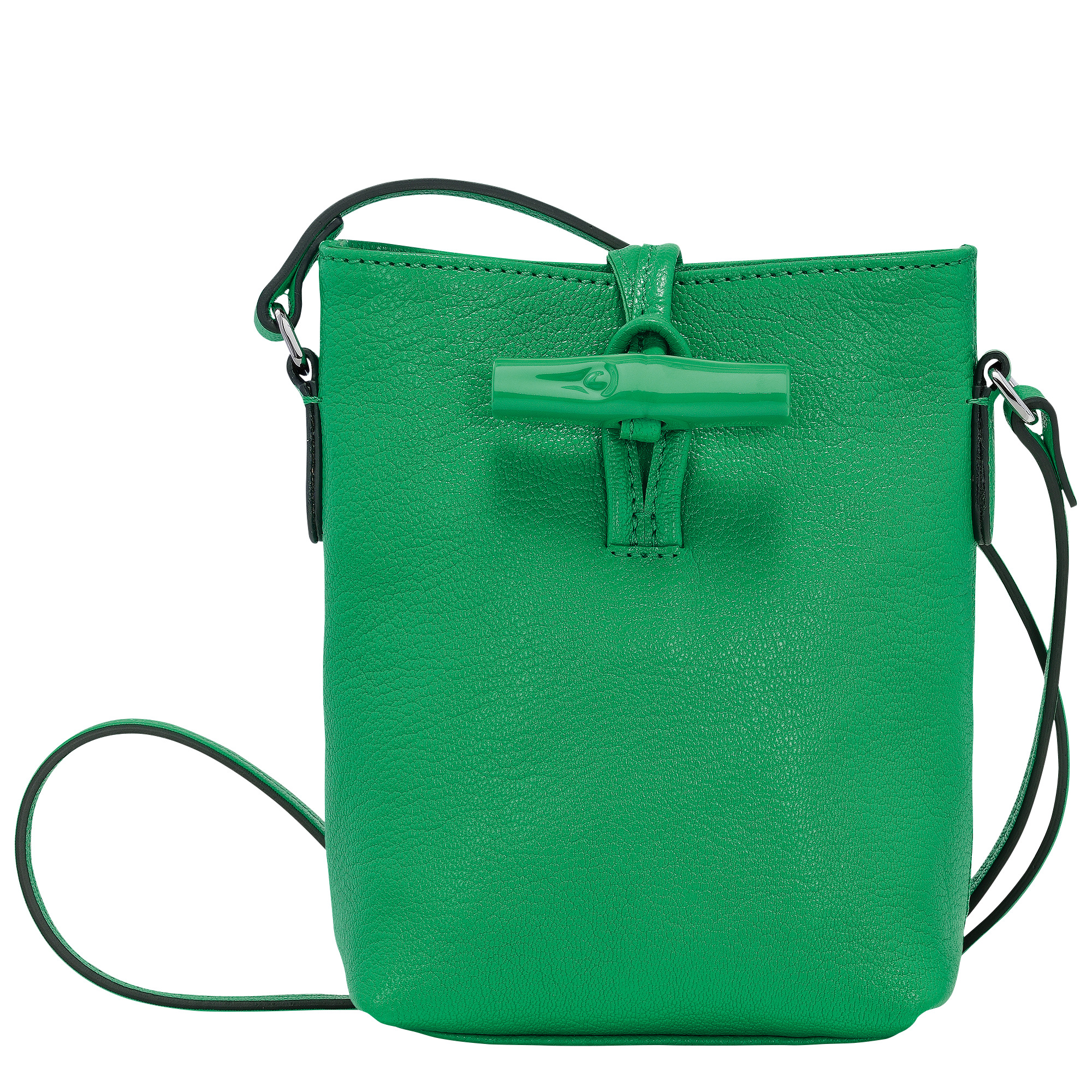 Le Roseau XS Crossbody bag Green - Leather 1