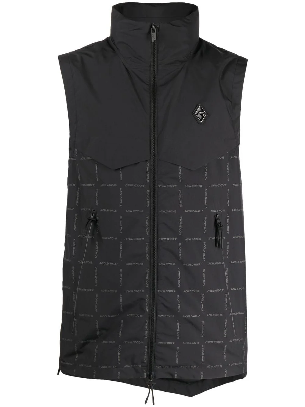 logo-print gilet - 1