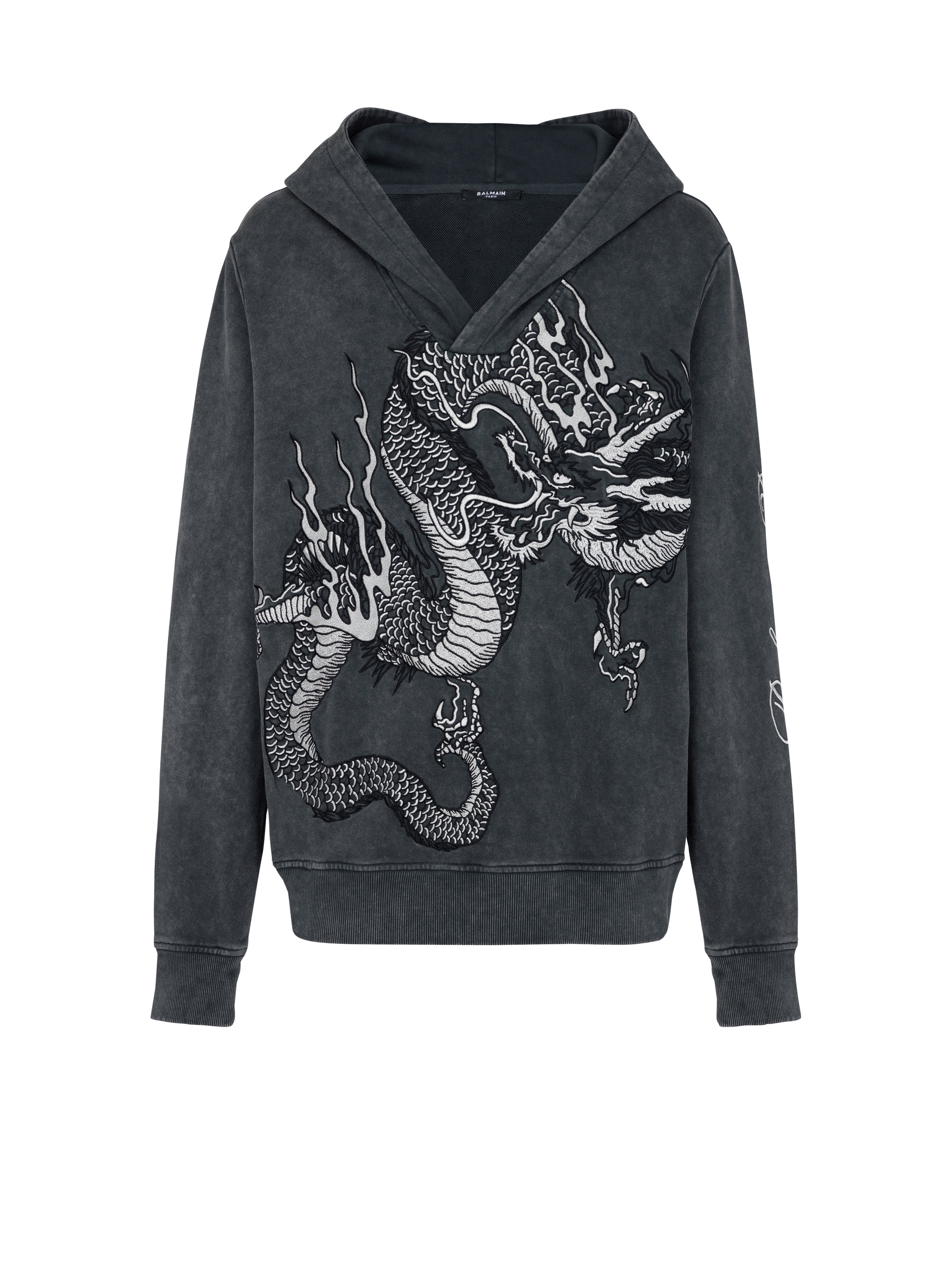 Dragon embroidered sweatshirt - 1