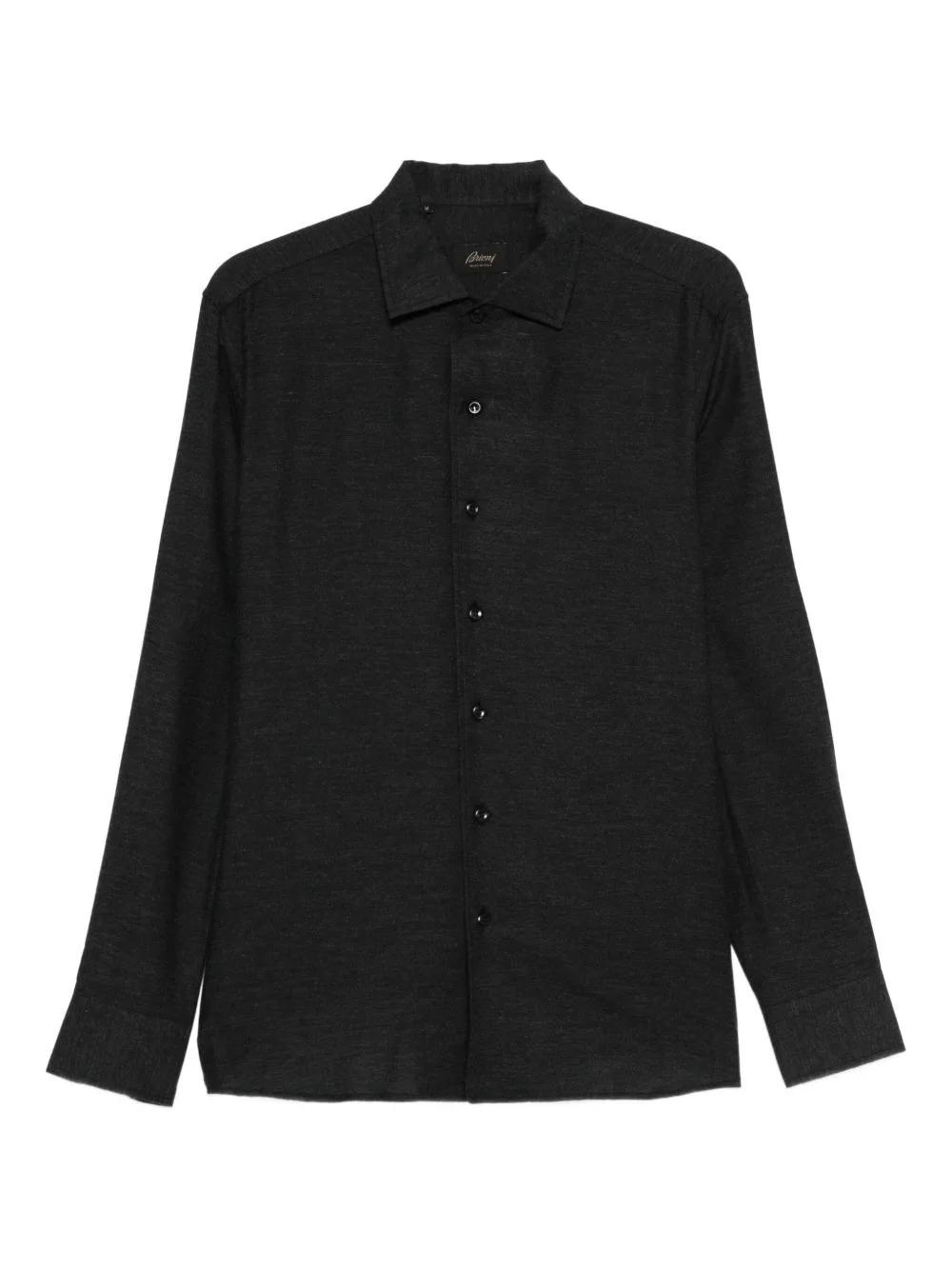 long-sleeve button-fastening shirt - 1