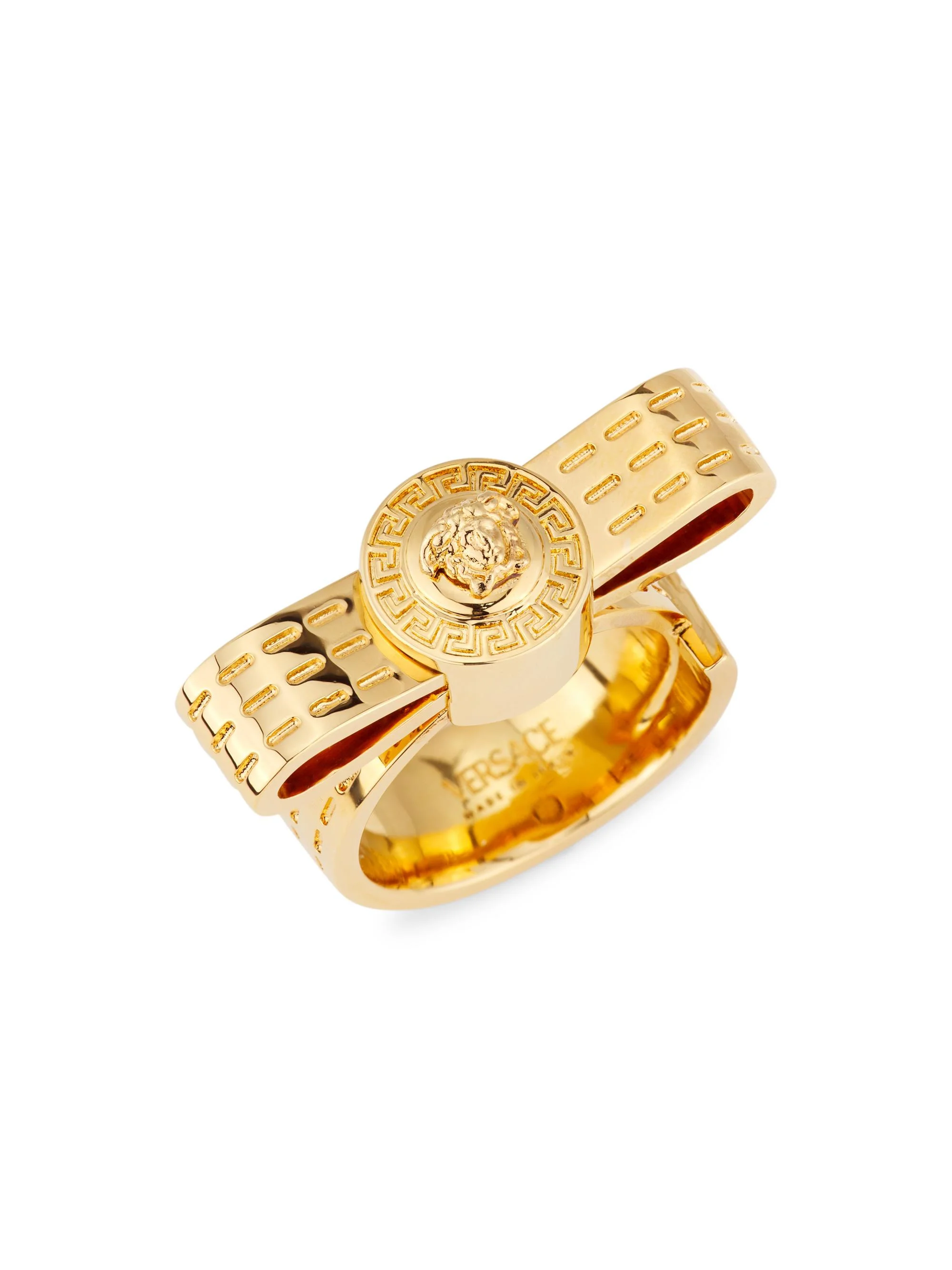 Women's Goldtone Bow Ring - Gold - 1