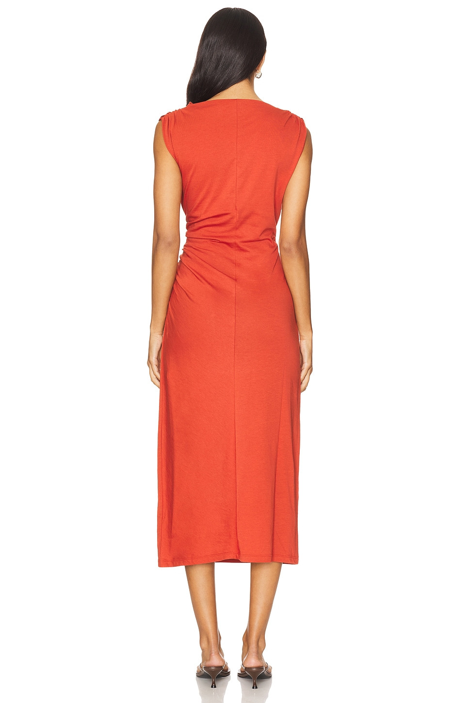 Cowl Neck Muscle Tee Dress - 3