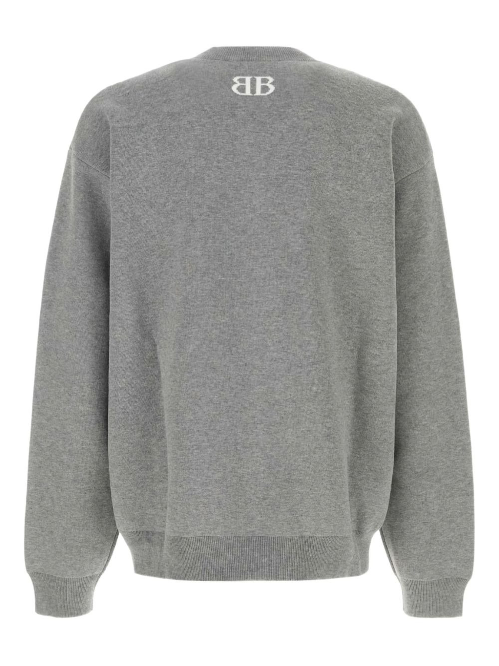logo-detail cotton-blend sweatshirt - 2
