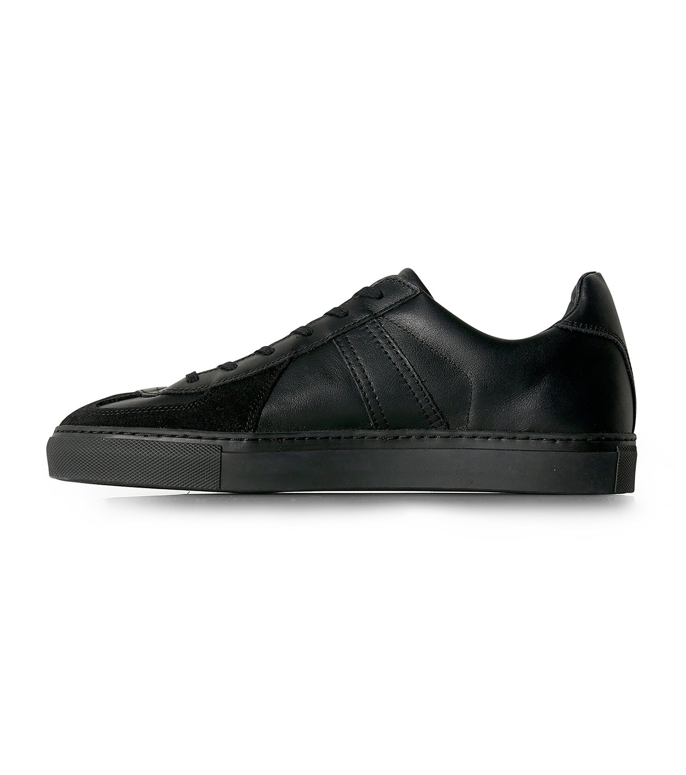 GERMAN MILITARY TRAINER with SERENA SOLE ALL BLACK - 3