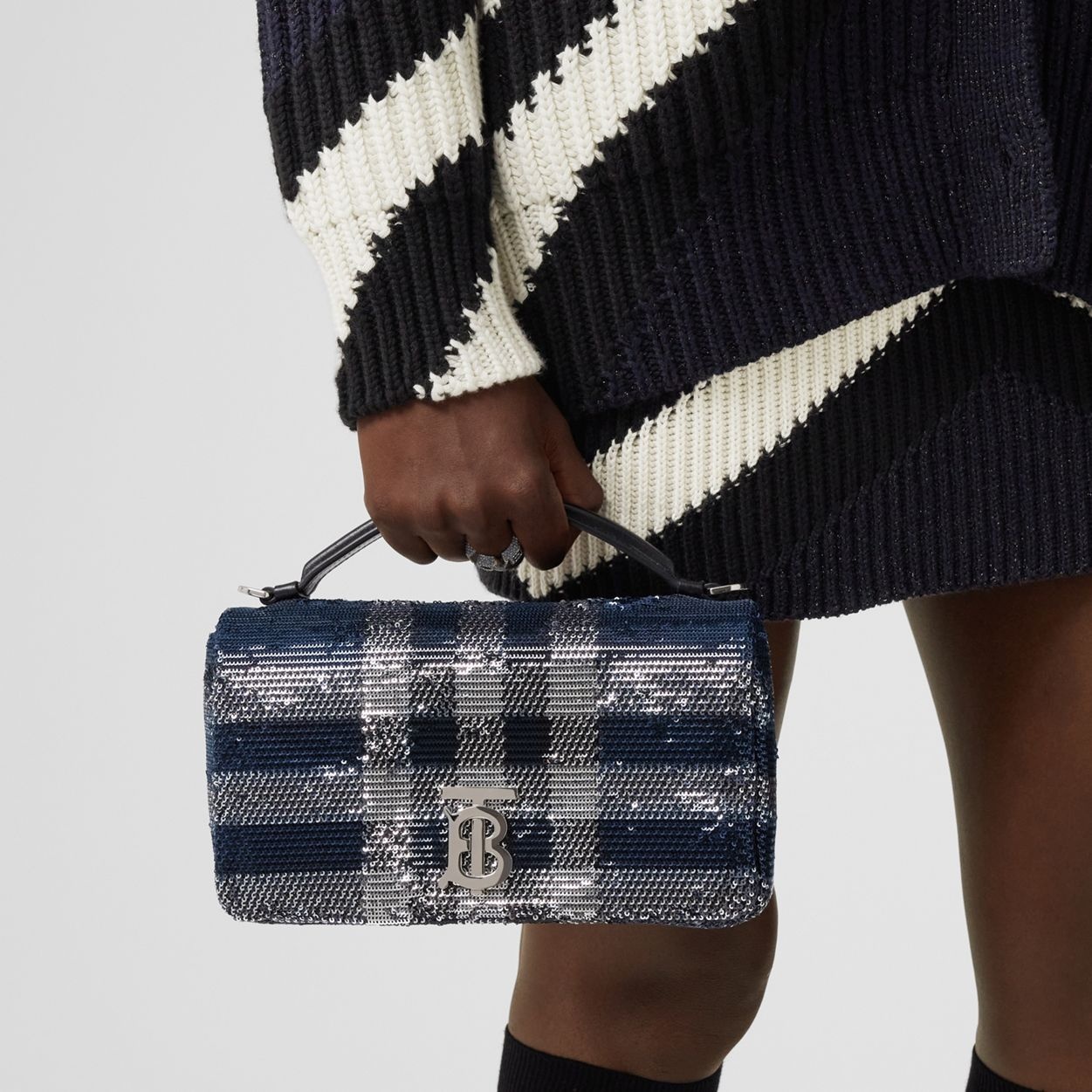 Sequinned Check Small Lola Bag – Exclusive Capsule Collection - 3