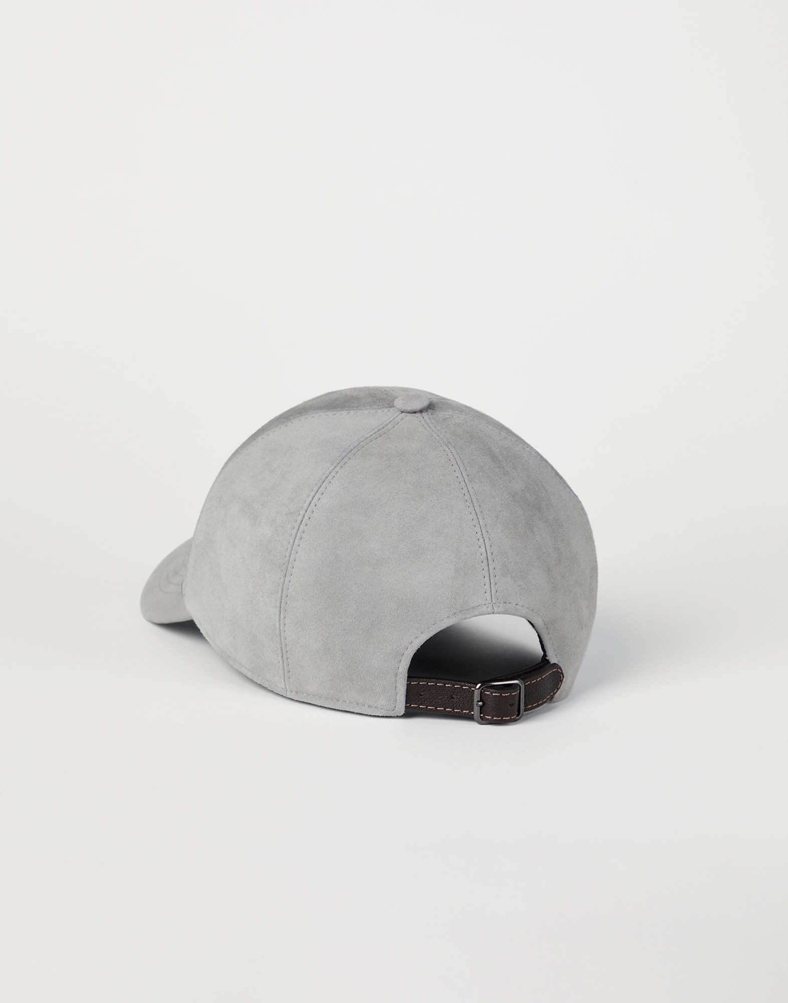 Suede baseball cap with shiny trim - 2