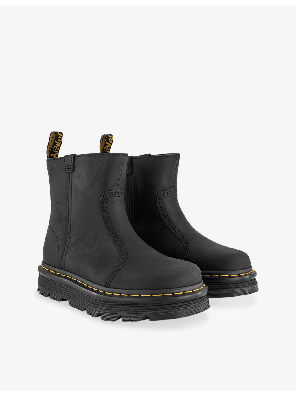 Zebzag Rigger Leather Ankle Boots - 3