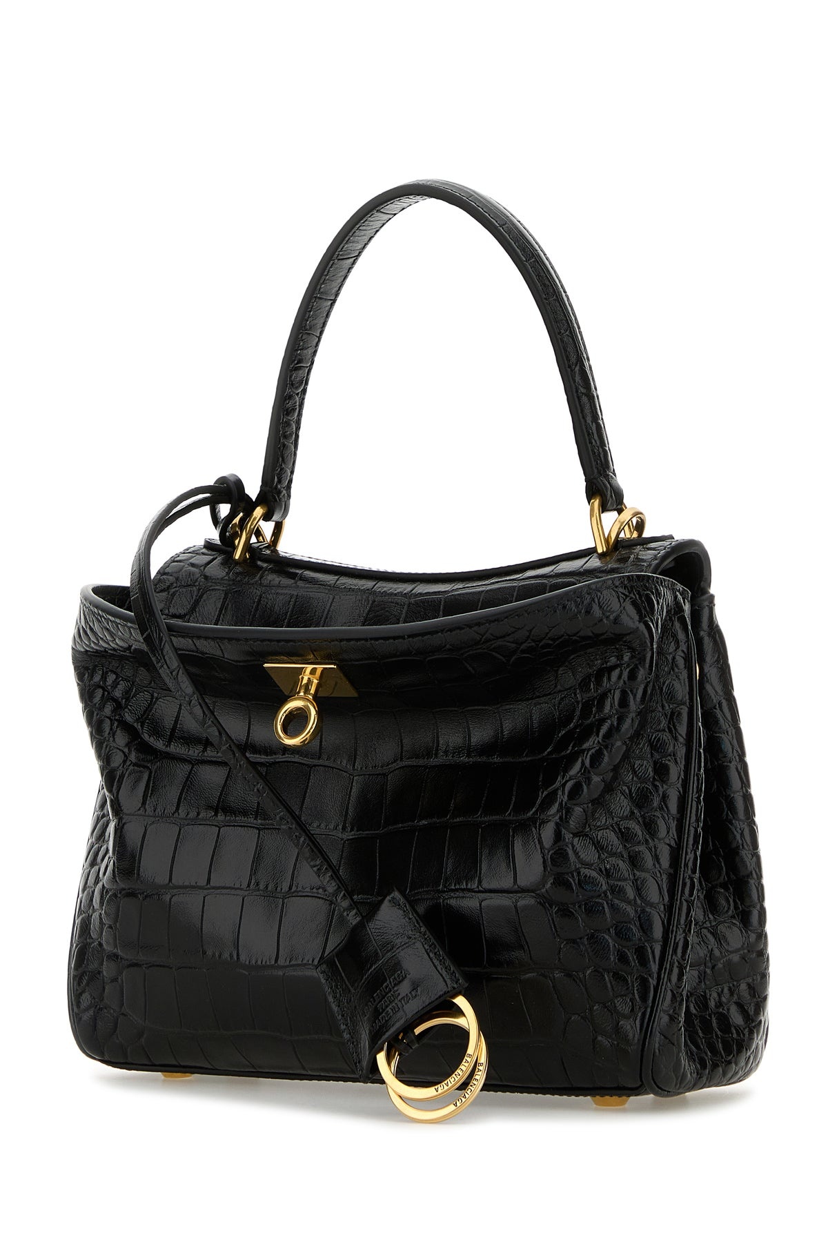 Black leather mini Rodeo handbag - 2