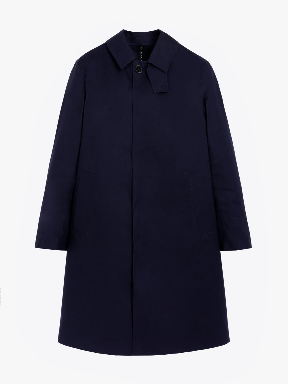 OXFORD NAVY BONDED COTTON 3/4 COAT | GRC-108 - 1