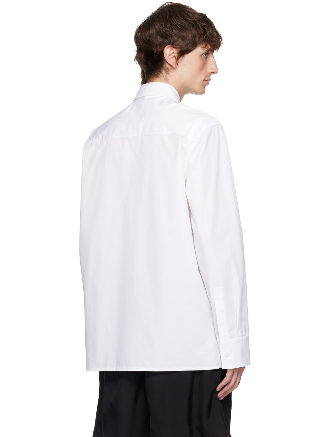 White Cotton Shirt - 3