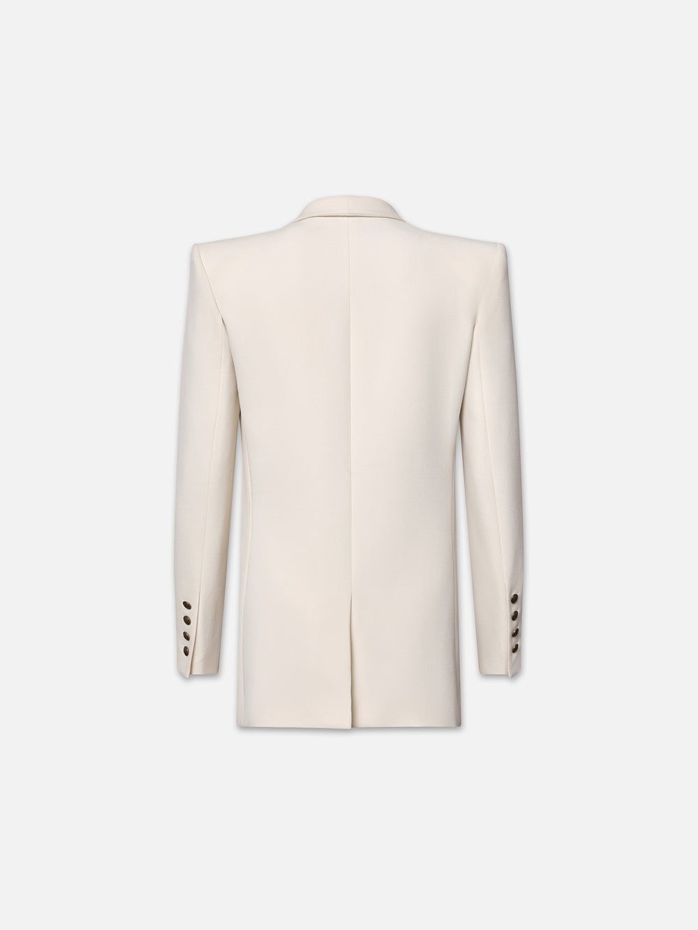 Shawl Collar Blazer in Cream - 4