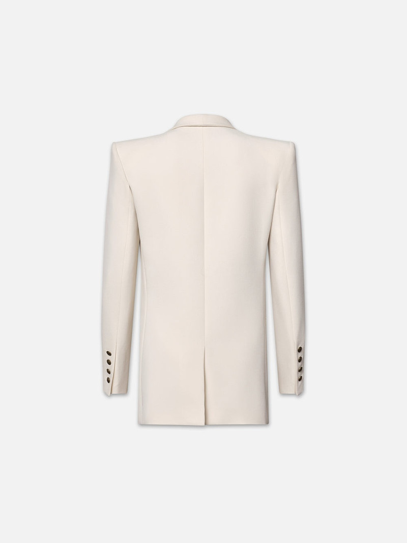 FRAME Shawl Collar Blazer in Cream outlook