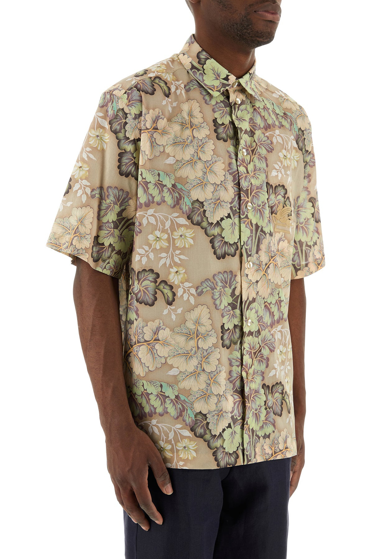 Printed cotton shirt - 3