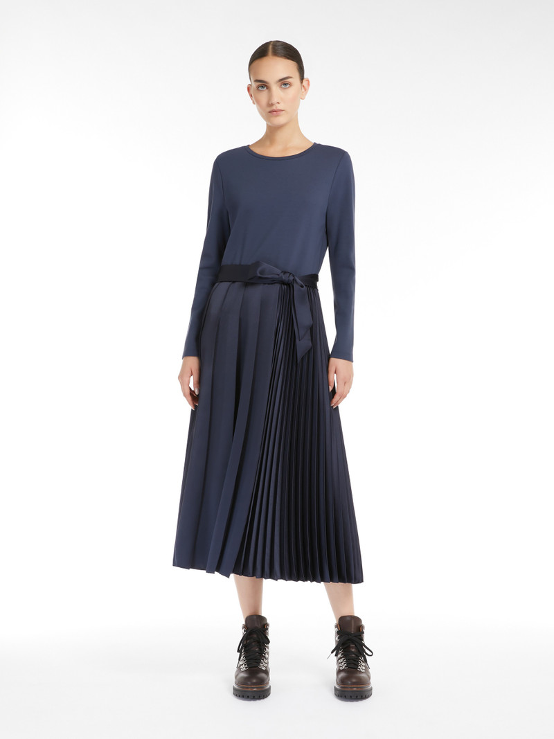WEEKEND Max Mara SHEREE Milano-knit long jersey dress outlook