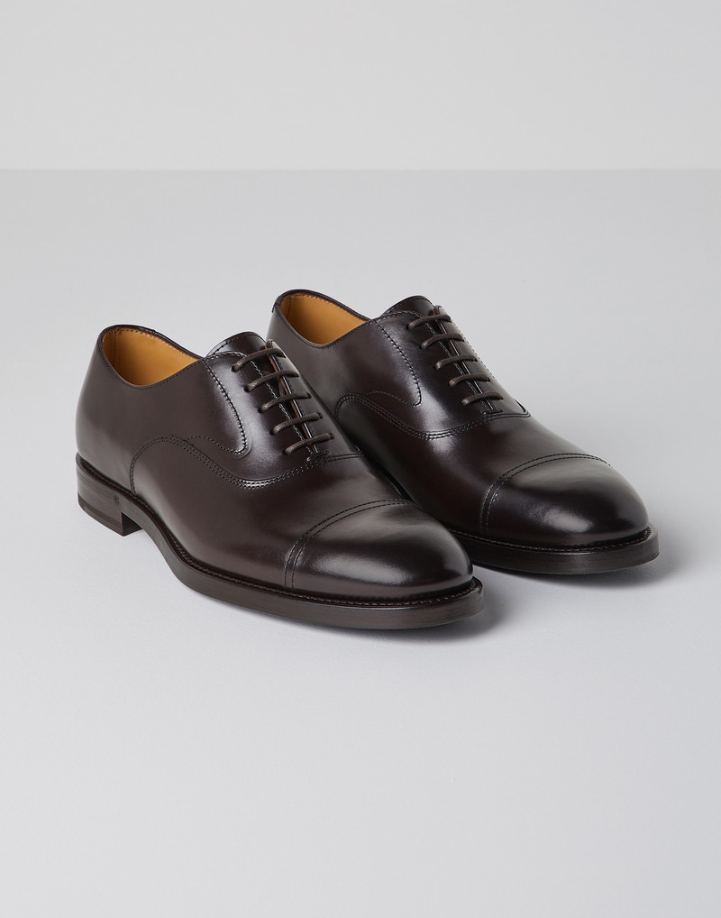 Smart calfskin cap toe Oxfords 2